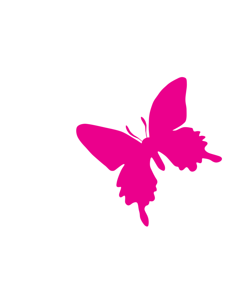 Rosa sommerfugl