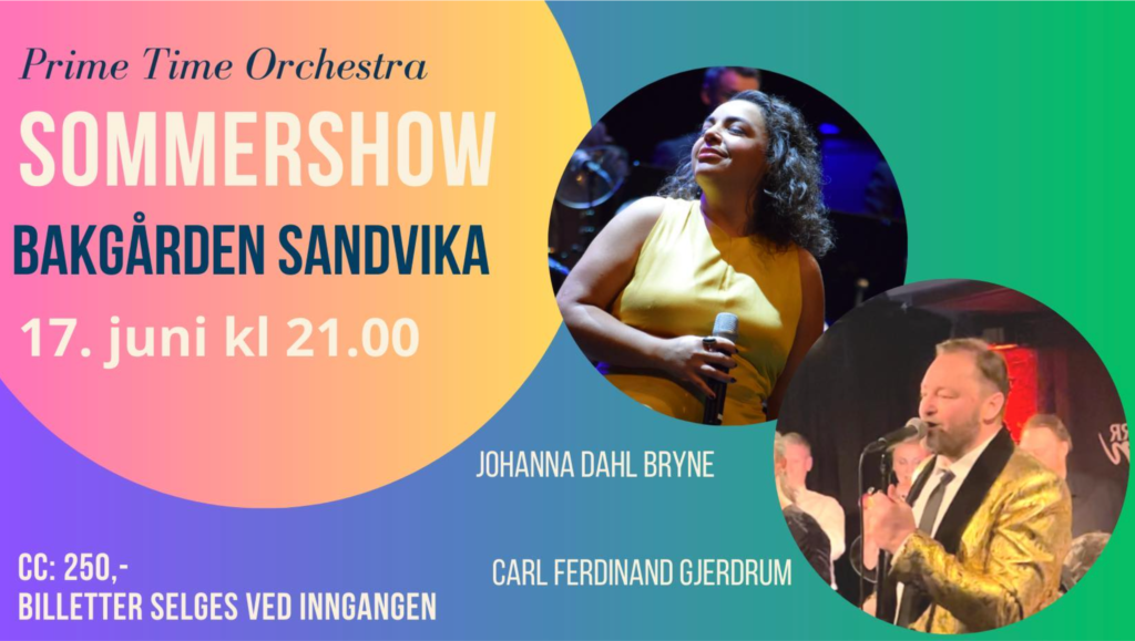 Prime Time Orchestra sommershow BAKgården Sandvika